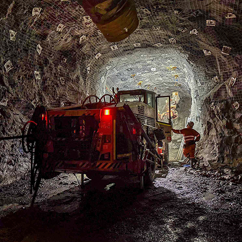 Project Image - Penny West Mine - Long Hole Drilling